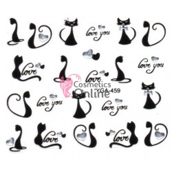Stickere 3D pentru unghii cod YGA 459 Decor cu Halloween